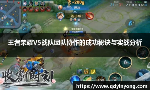 王者荣耀V5战队团队协作的成功秘诀与实战分析